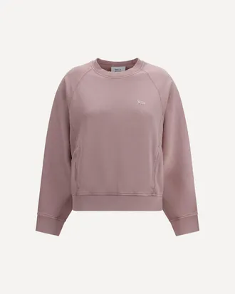 Maison Kitsun&eacute; Baby Fox Faded crewneck Sweatshirt Female XS