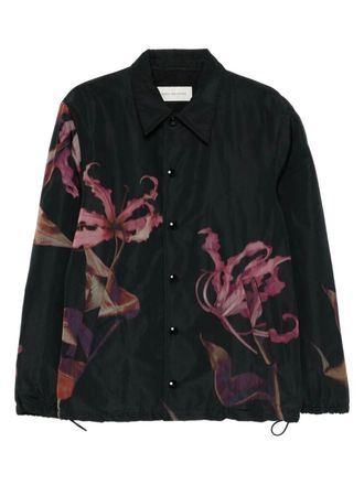 Dries Van Noten Giacca-Camicia Vorries In Nylon-Uomo