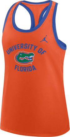 Nike Womens Florida Uni Name Jordan Brand College Racerback Tank Top in Orange | 0JE108E6UFN-ERT