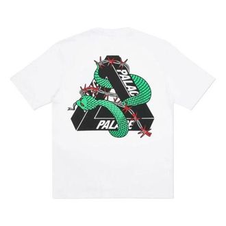 Palace Hesh Mit Fresh Logo Short Sleeve Unisex White PAL-FW20-01