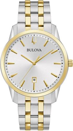 Bulova Mens Classic Silver Dial Watch