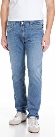Replay Comfort-fit-Jeans REPLAY Rocco, Herren, Gr. 30, L&auml;nge 34, medium blau 194, Denim/Jeans, Obermaterial: 98% Baumwolle, 2% Elasthan, comfort fit, Jeans C