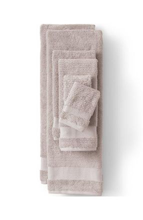Lands End Organic Cotton Towel Set in Dusty Orchid at Nordstrom