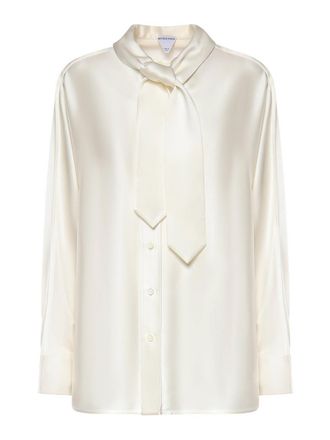 Bottega Veneta Flowing Silk Satin Shirt