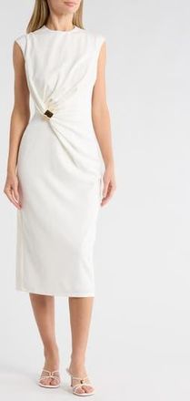 Area Stars Charmi Cap Sleeve Midi Dress in White at Nordstrom Rack, Size X-Large