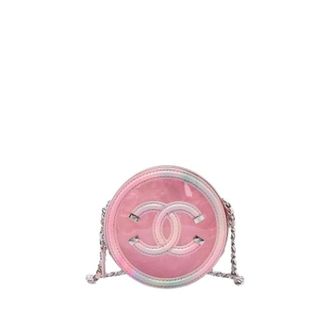 Chanel Pre-owned Crossbody Bag - Dames - Pre-owned - Roze - Maat: ONE Size Leer