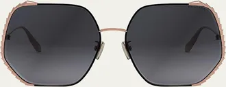Bulgari Serpenti Geometric Sunglasses