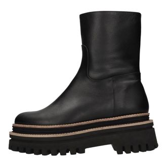 Paloma Barcel&oacute; Dames, Schoenen, Zwart, Maat: 36 EU Leer