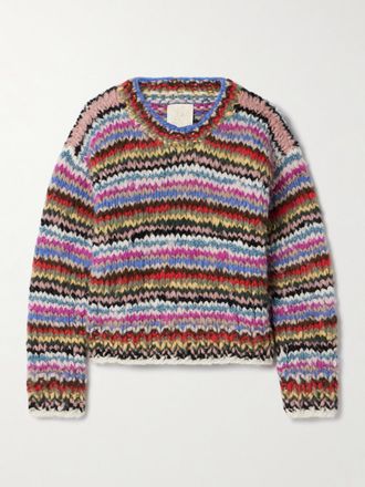 Suzie Kondi Pullover In Cashmere A Righe Jooshi - Multicolore