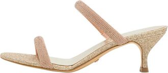 Guess Mule met hak - Dames - Schoenen - Geel - Maat: 38 EU Zijde