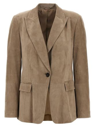 Brunello Cucinelli Suede Blazer