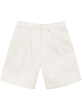Anine Bing Linnen shorts - Wit