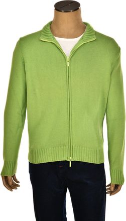 Cruciani Cotton Zip-Up Sweater