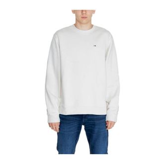 Tommy Jeans Sudadera de algod&oacute;n regenerado con poli&eacute;ster - Knitwear - Hombre - Blanco - XS