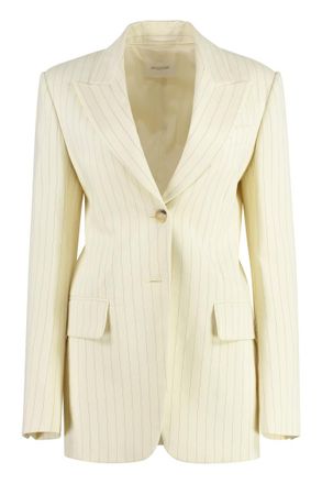 Sportmax Off White Single-breasted Blazer