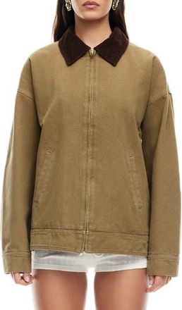 Lioness Workwear Water Repellent Cotton Jacket in Chestnut at Nordstrom Rack, Size Small