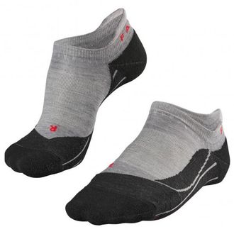 Falke TK5 Invisible Wandersocken für Damen | grau/schwarz