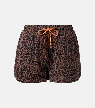 The Upside Ludlow Lucky leopard-print running shorts