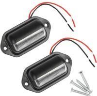 OEM Adecuado Para Mantenimiento: 2 Luces Traseras Led Impermeables, 6 Led Smd Blancos, Alimentaci&oacute;n De 12 V/24 V, Grado De Protecci&oacute;n Ip65, Apto Para Cami
