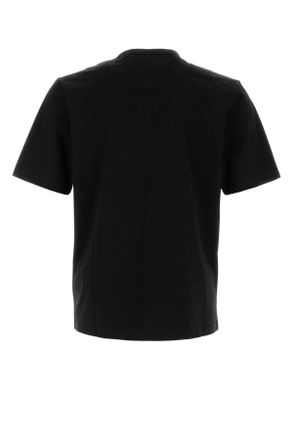 C.P. Company Mens Black Cotton T-Shirt Exterior: Cotone T-shirts And Polos