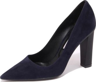 Roberto Festa Milano Blauwe Su&egrave;de Schoen Gemaakt in Itali&euml; - Dames - Pumps - Blauw - 35 EU - Su&egrave;de - Schoenen