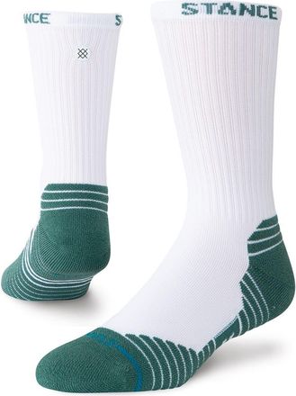 Stance Fairway Rib Crew Socks in White at Nordstrom, Size Large