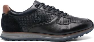 Bugatti leather sneakers - men - Polyester/Rubber/Calf Leather - 41 - Blue