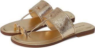Michael Kors Ashtin Sandals Womens Sandals Pale Gold : 6.5 M, Leather