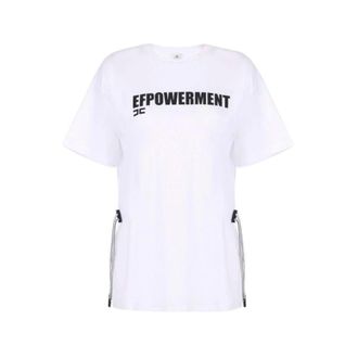 Elisabetta Franchi Dames, Tops, Wit, Maat: L Jersey