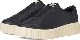 Sorel Ona Avetm Slip On Sneaker Womens Shoes Black/Chalk : 10.5 B - Medium, Suede