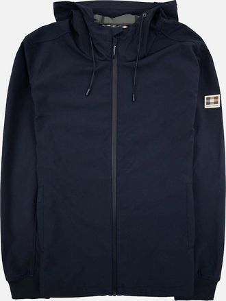 Aquascutum Mens Aquascutum Shell Hybrid Hooded Jacket Navy 11 - Black - Size: 44/Regular