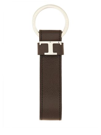 Tod's T Timeless Logo Keychain
