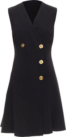 Versace Medusa Buttons Barocco Double Breasted Dress