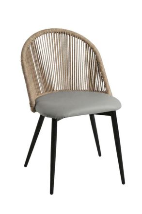 Regalos Miguel Sillas Comedor - Silla Misal - Gris Oscuro