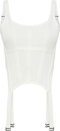 Dion Lee Organic Cotton Corset Top - Womens - Organic Cotton/Elastane