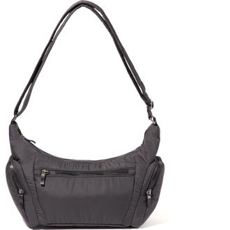 Baggallini Banana Sling Crossbody Shoulder Bag in Black Puff at Nordstrom