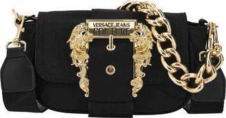 Versace Jeans Couture Baroque-buckle Mini Bag - Dames - Schoudertassen - Zwart - ONE Size - Nylon - Tassen