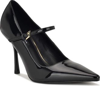 Nine West Jinnie Dress Pump Black Pointy Toe Stiletto Heel HAWK360