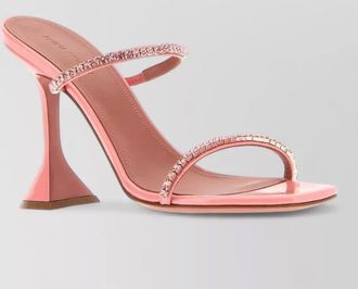Amina Muaddi leather mules