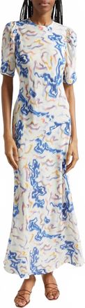 Ulla Johnson Samar Silk Dress In Prism