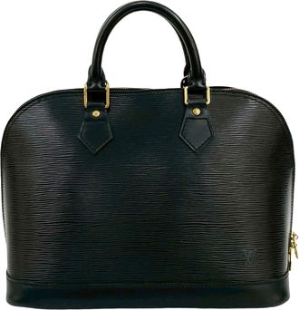 Louis Vuitton Black Epi Alma PM