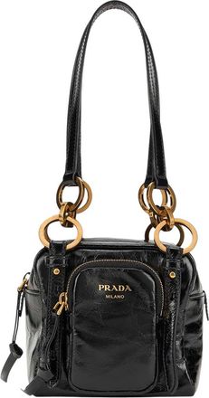 Prada Black Dangle Mini Shoulder Bag