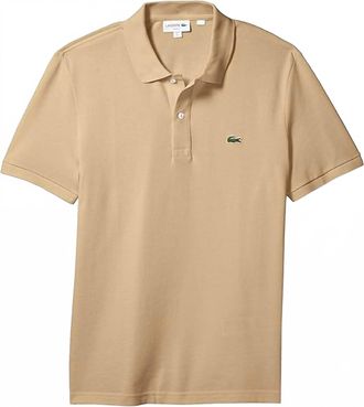 Lacoste Mens Short Sleeve Classic Pique Polo Shirt In Viennese