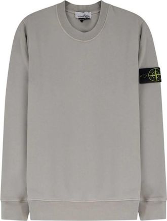 Stone Island Grey Crew Neck Sweatshirt