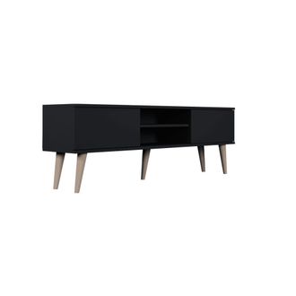 Petits Meubles Mueble TV estratificado Negro