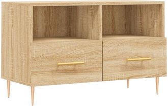 vidaXL Vidaxl - Mobile per tv Rovere Sonoma 80x36x50 cm Legno Multistrato