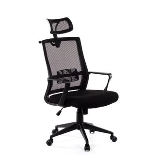 Sklum Sklum - Silla De Oficina Con Ruedas Y Reposacabezas Teill Black