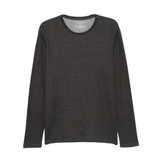 Majestic Filatures Heren, Tops, Zwart, Maat: S Katoen