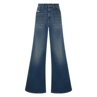 Diesel Flared Jeans, female, Blue, Size: W24 1978 D-Akemi Flare Jeans