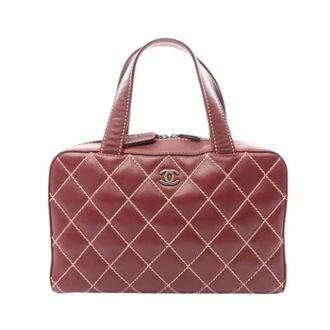 Chanel Pre-owned Vintage Handbag - Dames - Pre-owned - Bruin - Maat: ONE Size Leer
